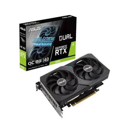 Asus Dual GeForce RTX 3050 OC Edition 6GB Graphics Card
